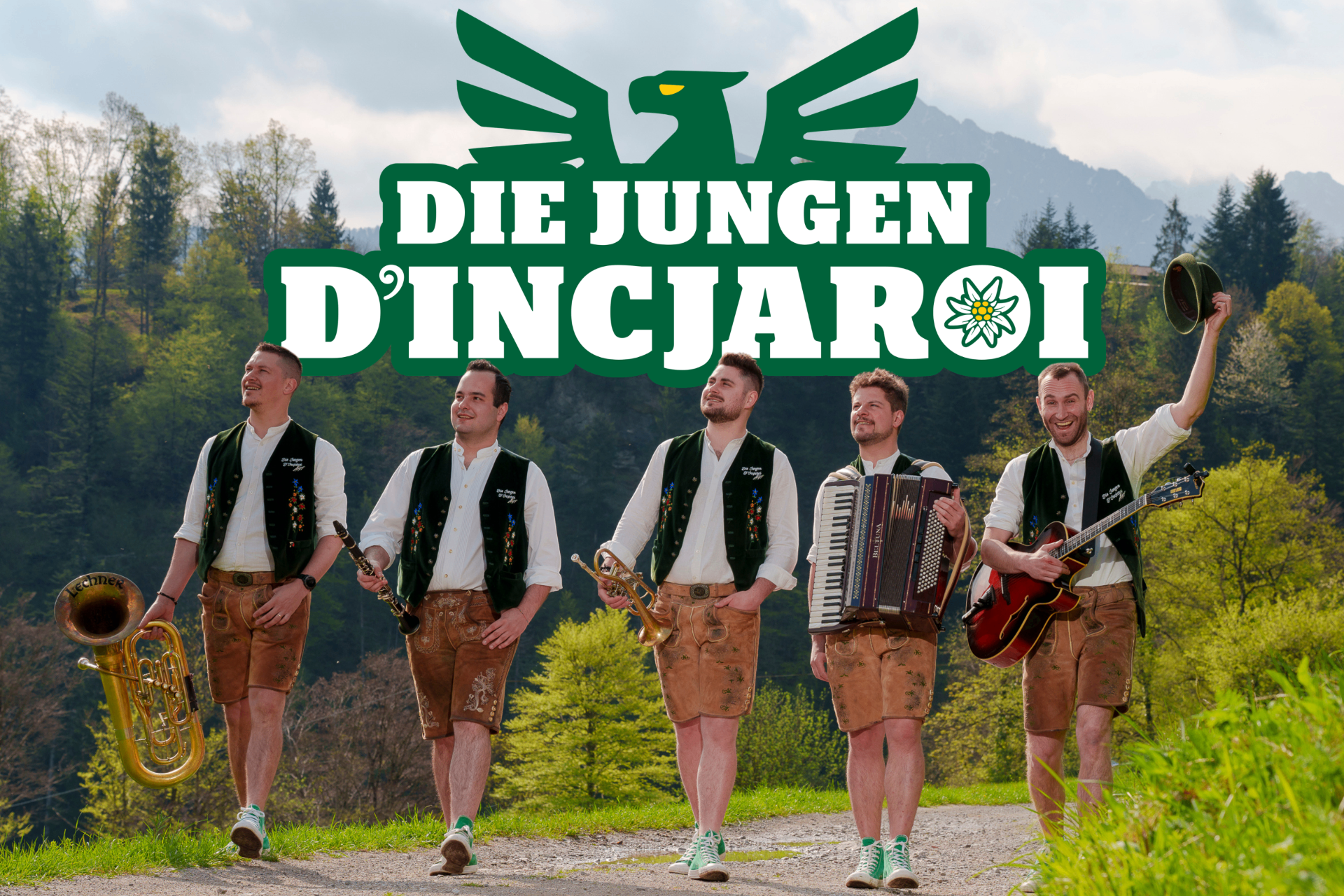 La band Die Jungen D'Incjaroi